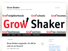 Tablet Screenshot of growshaker.org